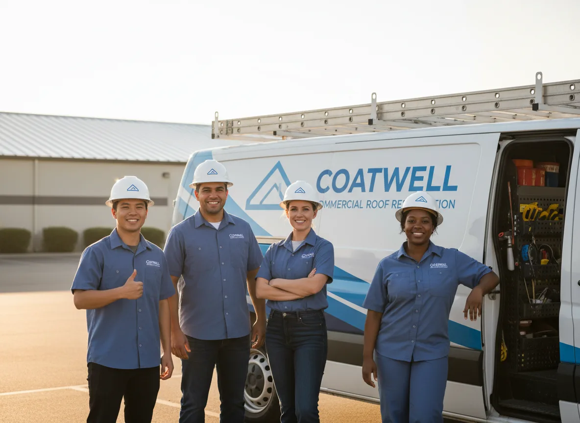 Commercial roof coating company in Seaforth, MN